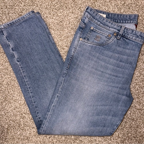 Brunello Cucinelli faded wash skinny jeans - Picture 2 of 7